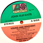 ELEFANTE, JOHN "Young and Innocent" [1985] promotional 12" single USED