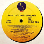 ROYALTY / STEWART COPELAND "Baby Gonna Shake" [1989] 12" single USED