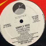 SIMPLY RED "It's Only Love" [1989] promo, 2 mixes USED