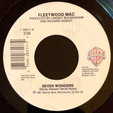 FLEETWOOD MAC "Seven Wonders" / "Book of Miracles" [1987] 7" single. USED