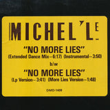 MICHEL'LE "No More Lies" [1989] promo 12" single. USED