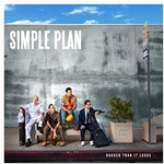 SIMPLE PLAN - Harder Than It Looks [2022] Indie Exclusive, Pink Marble Colored Vinyl. NEW