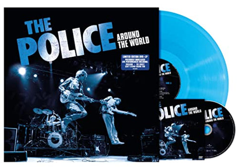 POLICE, THE - Around The World [2023] Restored & Expanded, Blue LP + DVD. NEW